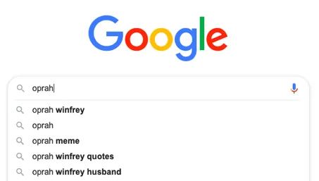 oprah word google search